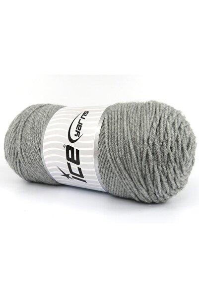 Ice yarns 2X200Gr. Saver Gray Winter, Flat Yarns, Worsted, 100% Acrylic, Mach...
