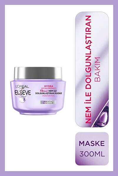 ELSEVE Hydra [hyaluronic] Nem Dolduran Şampuan 390ml Ve 72 Saat Nem Ile Dolgunlaştıran Maske 300ml