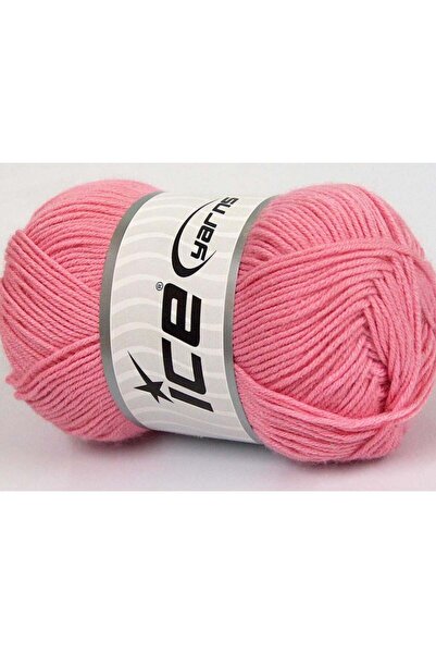 Ice yarns 4x100 جرام. بامبو بيبي، خيوط بامبو وردية للأطفال، خيوط صيفية، خيوط ...