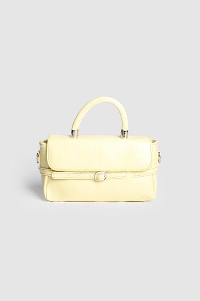 La La'Graccio Paris Lagraccio Paris Women's Jersey Soft Leather Handbag and Strap Bag Yellow