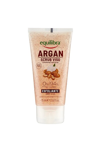 Equilibra Exfoliant de Fata cu Argan, 75 ml