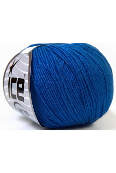 Ice yarns 8x50 جرام. أكريليك بيبي سمر، قطن أزرق داكن للأطفال، خيوط صيفية، قطن