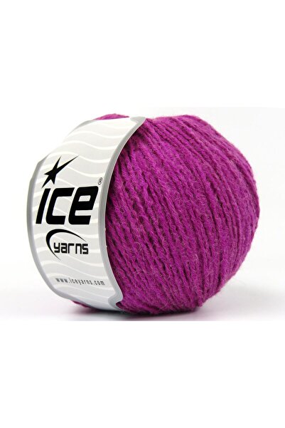 Ice yarns 8x50 جرام. خيوط بامبينو ميرينو أكريليك، صوف ميرينو فوشيا، للشتاء، ل...