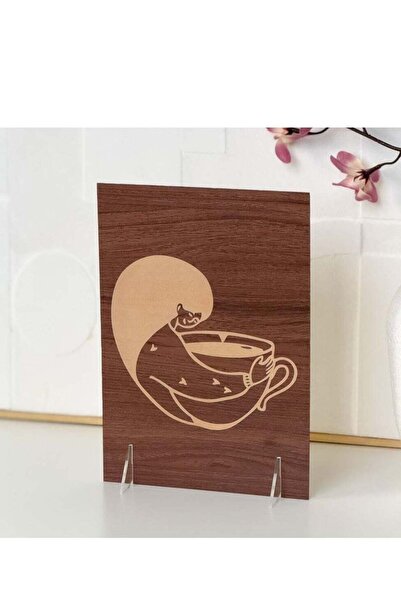 Story of candle لوح ركن القهوة، ديكور أنيق مستوحى من القهوة