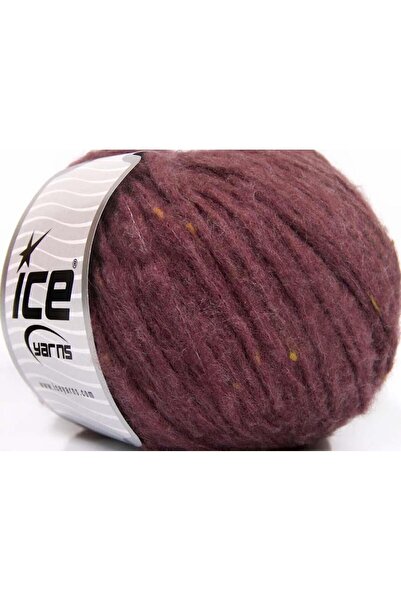 Ice yarns 8x50 جرام. خيوط SOFTAIR TWEED من الفسكوز والأكريليك، لون أرجواني فا...