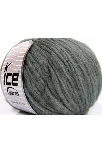 Ice yarns 8x50 جرام. خيوط SOFTAIR TWEED من الفيسكوز، رمادية أكريليك للشتاء، م...