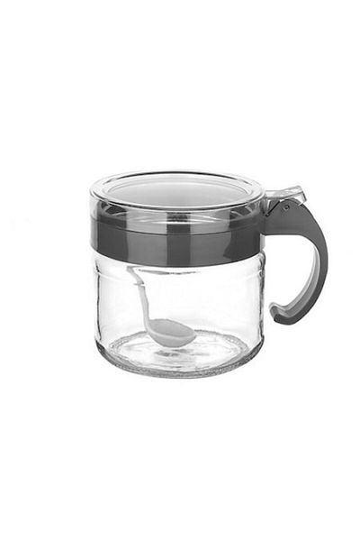 Titiz Borcan depozitare condimente cu lingurita din plastic, 300 ml, KC385
