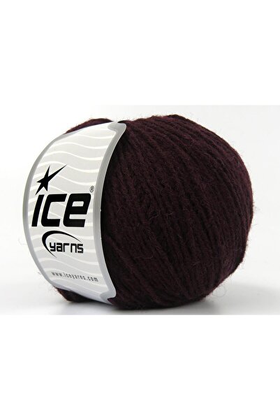 Ice yarns 8x50 جرام. خيوط بامبينو ميرينو أكريليك، صوف ميرينو بلون بورجوندي دا...