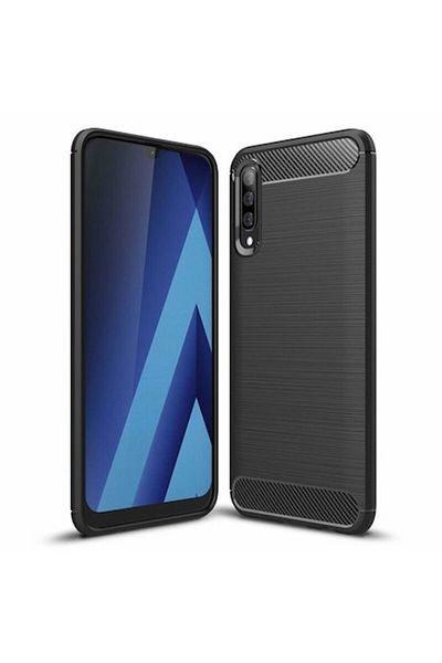 Dali Carcasă de protecție compatibilă cu Samsung Galaxy A70/A70s, silicon carbon, neagră