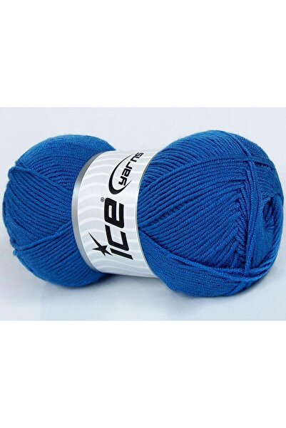Ice yarns (4 قطع 100 جرام) MY BABY 4 عبوات شتوية زرقاء،