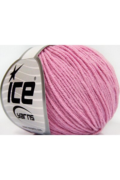Ice yarns 8x50 جرام. بيبي مودال أكريليك بيبي باللون الوردي الداكن