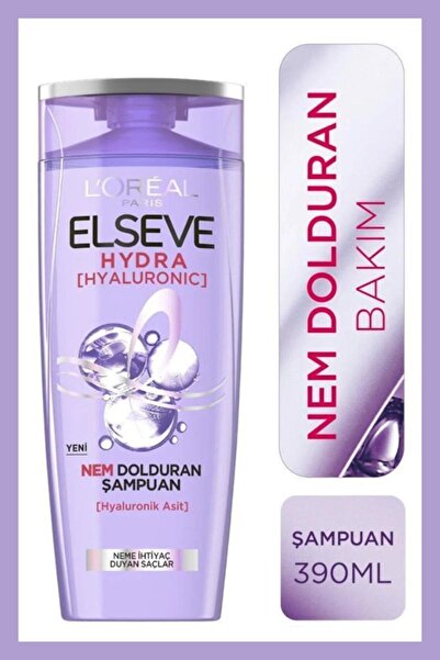 ELSEVE Hydra [hyaluronic] Nem Dolduran Şampuan 390 Ml Ve Nem Ile Dolgunlaştıran Serum 150ml