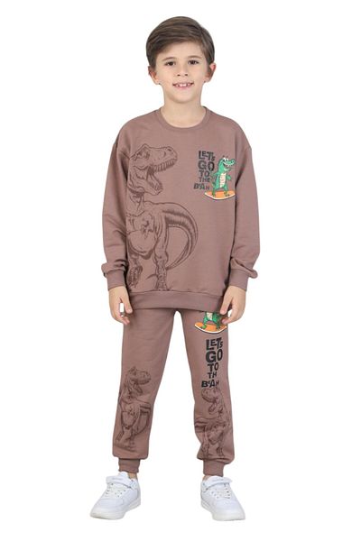 ERDEM KIDS Комплект пижама от две части за момчета с динозавърски принт