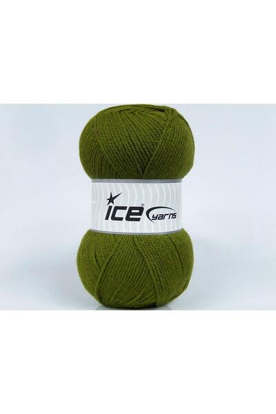 Ice yarns مجموعة من 4 خيوط من خيوط الجليد GONCA للحياكة اليدوية، لون أخضر صيد...