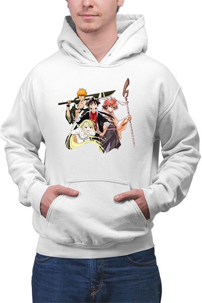 OEM Men's hoodie UQ Holder Touta McDowell Negi Ichigo Bleach