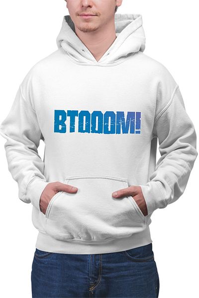 OEM Hanorac barbati Btooom! Logo Isekai Tragic Shounen Game Players Stone