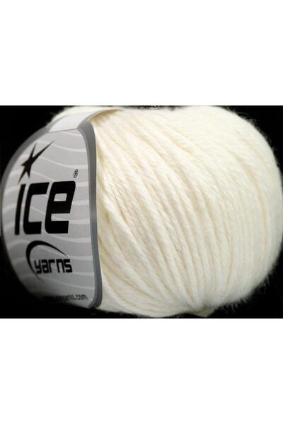 6x50gr. BABY MERINO DK Akrilik, Merino Yün Beyaz Merinos, Kışlık, Bebe, Yün