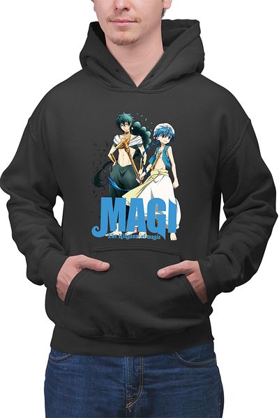 OEM Men's hoodie Magi The Labyrinth of Magic Aladin Judar Toiag