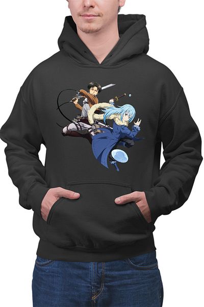 OEM Hanorac barbati TenSura Slime Isekai Rinmuru Levi Attack on Titan