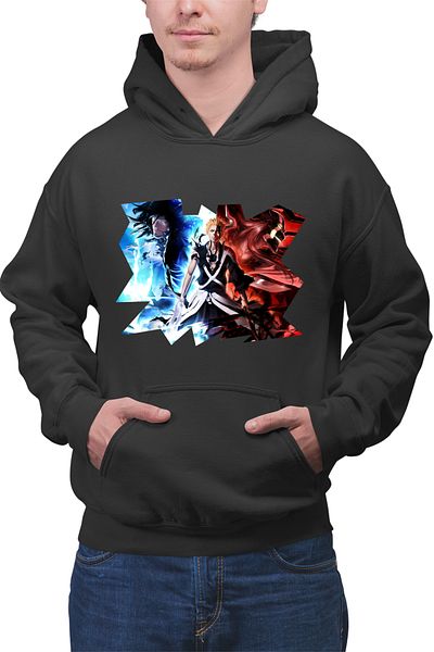 OEM Men's Hoodie Bleach Ichigo Anime Kage Japan Samurai