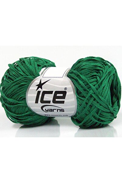 Ice yarns 8x50 جرام. خيوط فيولينو أكريليك خضراء، خيوط صيفية، 100% أكريليك