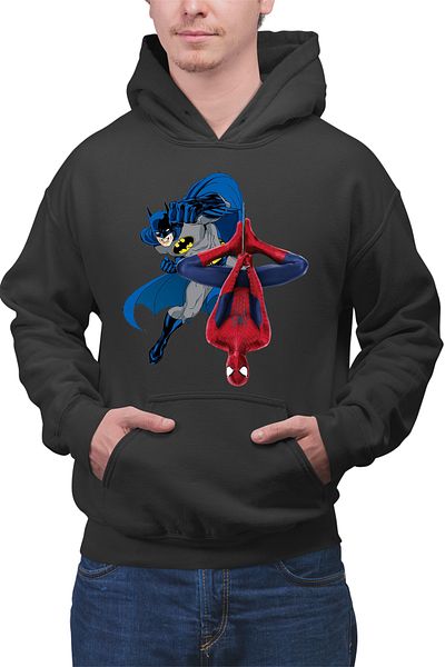 OEM Men's Hoodie Batman Spiderman Bruce Spirit Cosplay Marvel