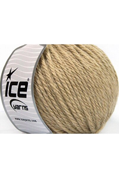 Ice yarns 3x100 جرام. صوف سوبر بولكي، أكريليك بلون الجمل الفاتح للشتاء، صوف، ...