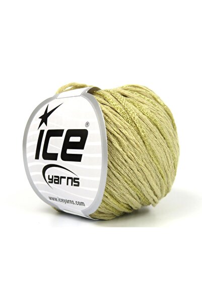 Ice yarns 6×50 جرام. فيسكوز صيفي، قطن فسكوز كريمي داكن، خيوط صيفية، قطن