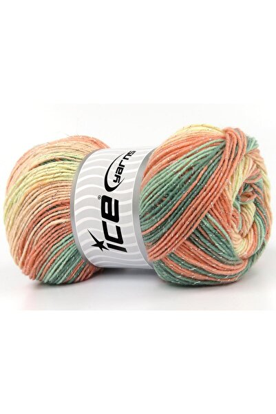 Ice yarns مجموعة من 4 خيوط من خيوط Ice Yarns MAGIC GLITZ بوزن 100 جرام، بألوا...