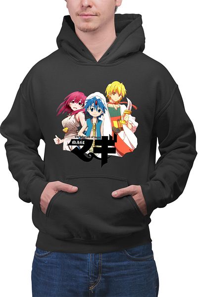 OEM Men's hoodie Magi The Labyrinth of Magic Aladin Alibaba Morgiana