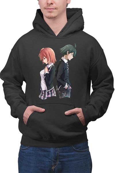 OEM Hanorac barbati OreGairu Hikigaya Yuigahama Yui Schoolmates Friends