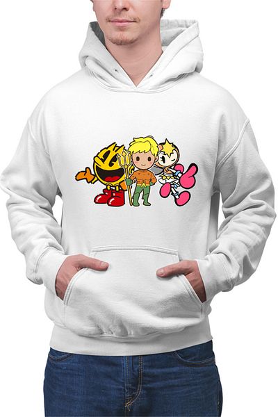 OEM Men's hoodie Aquaman Pac Man Bubble Bomberman Lady Action
