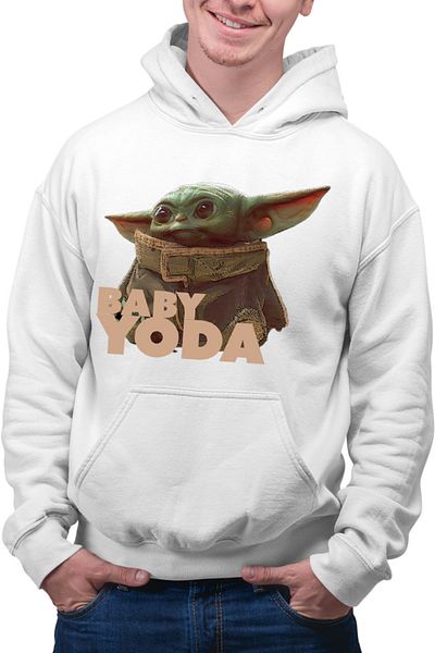 OEM Men's Hoodie Baby Yoda Small Star Wars