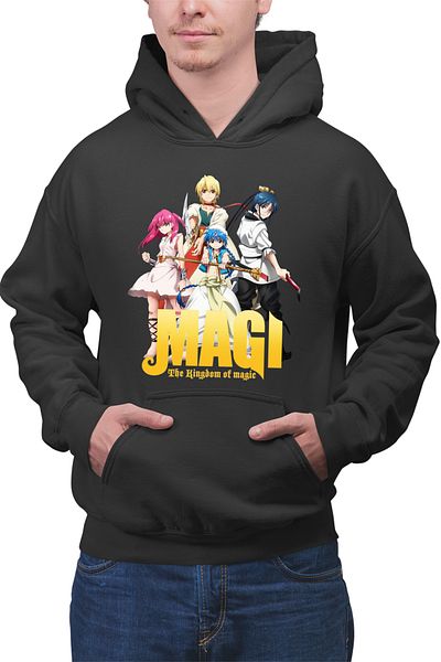 OEM Hanorac barbati Magi The Labyrinth of Magic Protagonists Group Poster Pose