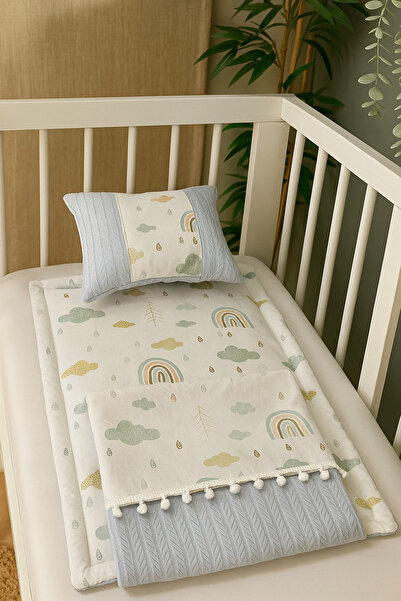 Masallar Diyarı مجموعة العناية بالطفل مكونة من 3 قطع مع بطانية بيكيه/كوالا من...