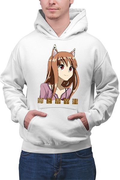 OEM Hanorac barbati Spice And Wolf Holo Small Fox Furry Funimation