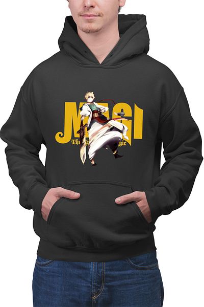 OEM Men's hoodie Magi The Labyrinth of Magic Alibaba Fire Stroke