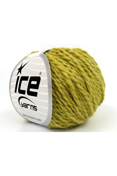 Ice yarns 8x50 جرام. صوف رويال وول، لون أخضر زيتوني فاتح، شتوي، صوف، ممشط