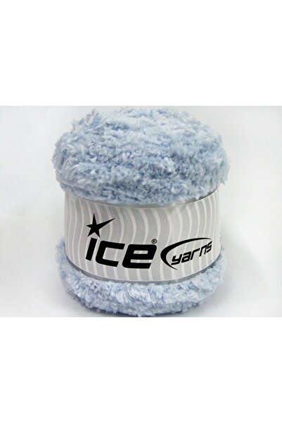 Ice yarns 3x100 جرام. كعكة باندا من الألياف الدقيقة باللون الأزرق الفاتح، ناع...