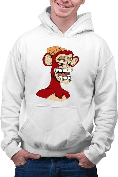 OEM Hanorac barbati NFT Monkey Artist Brilliant Idea Concept Block Chain