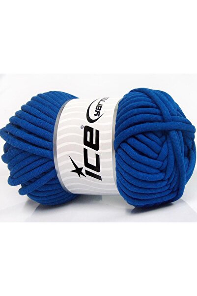 Ice yarns 1X250G. Tube Cotton Jumbo Cotton Blue Summer Yarns, Cotton, Very Thick