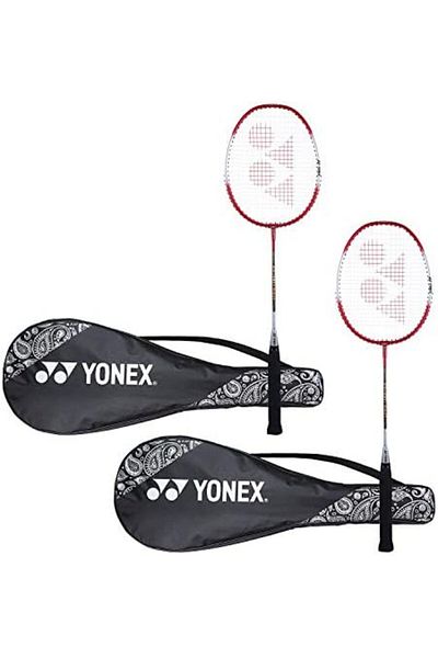 YONEX ZR 100 Light Aluminium Badminton Racquet with Full Cover, Set of 2