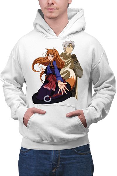 OEM Men's Hoodie Spice And Wolf Holo Valentines Day Anime