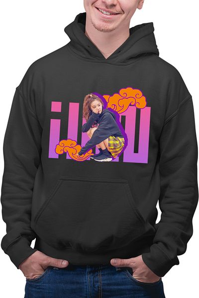 OEM Men's Hoodie I-DLE Clouds Chinese Korean Minimalist Cute