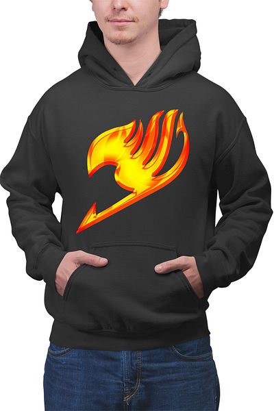 OEM Men's Hoodie Fairy Tail Emblem Dragon Logo Anime