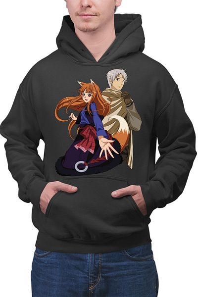 OEM Men's Hoodie Spice And Wolf Holo Valentines Day Anime