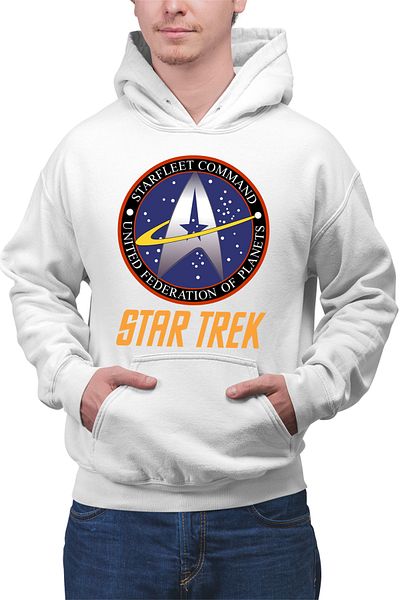 OEM Men's hoodie Star Trek Starfleet Command Academy Emblem