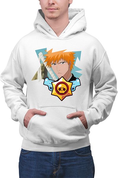 OEM Men's sweatshirt Bleach Ichigo Brawl Stars Leon Samurai