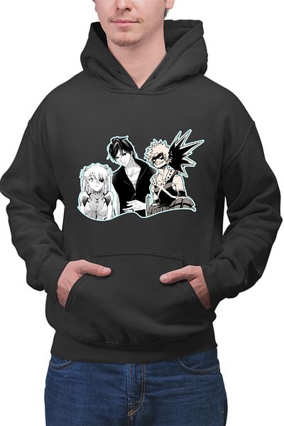 OEM Men's hoodie LDK Neon Genesis Evangelion My Hero Academia