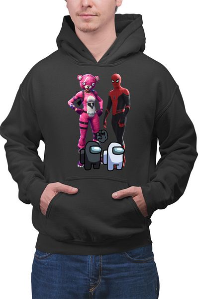 OEM Hanorac barbati Fortnite Pink Rabbit Skin Easter Event Spiderman Cool